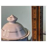 Large Tea Pot w Mini Collectible Tea Pots inc Green Jade & Russ Floral Teapot with Roses Pattern