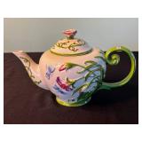 VTG Collection of Tea Pots - all sizes inc Temp-tations Dragonfly. Ellegreave, Catalina Pattern & Accessories