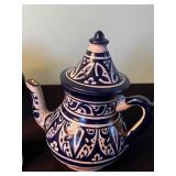 China Teapots Inc Mikasa, Ceramic Flowers, and Framed Needlepoint - Mixed Decorative