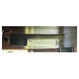 Curio Cabinet - Glass Front & Mirror Back - Arched Top Wood Frame