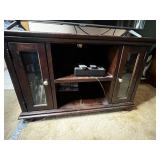 Wood Entertainment Center Cabinet 40 x 18 x 26 In - Comcast Items Not Inc - Side Drawer Items ARE Inc
