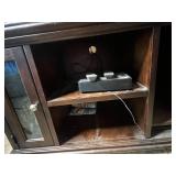 Wood Entertainment Center Cabinet 40 x 18 x 26 In - Comcast Items Not Inc - Side Drawer Items ARE Inc