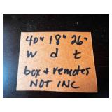 Wood Entertainment Center Cabinet 40 x 18 x 26 In - Comcast Items Not Inc - Side Drawer Items ARE Inc