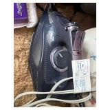 Royal SF910 Microcut Shredder, Shark Quick-Flip Vacuum (all accessories unverified), Ironing Board, Iron & Swiffer Mop