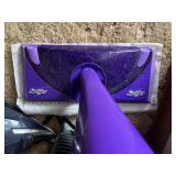 Royal SF910 Microcut Shredder, Shark Quick-Flip Vacuum (all accessories unverified), Ironing Board, Iron & Swiffer Mop