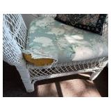 Wicker Armchairs with Cushions & Pillows - Set of 2