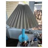 Wicker Coffee Table & Contents Inc Tea-Themed Ceramic Decor, Lamp & Books Mixed Lot
