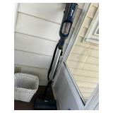 Shark Upright Vacuum with Mop Head & Wicker Trash Basket