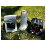 Mixed Brand Garden Gazing Globes & Stand (Lot of 3)