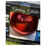 Mixed Brand Garden Gazing Globes & Stand (Lot of 3)