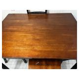 Wood Dining Table Set with 4 Chairs