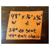 Wood Dining Table Set with 4 Chairs