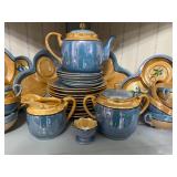 Mixed Lot Blue & Gold Floral Made In Japan China Dinnerware