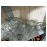 Mixed Lot Of Wine Glasses & Barware