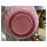 Fenton Glass Pitcher w Ruffeled Rim, Forever Rose Globe, Decorative Glass & Ceramic Assortment - FTD, Cerve
