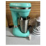 KitchenHQ Speed Drum Grater & Retro Stand Mixer With Attachments