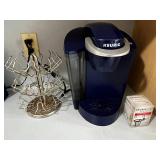 Keurig Coffee Maker with K-Cup Holder & Reusable Filter