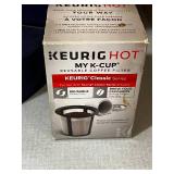 Keurig Coffee Maker with K-Cup Holder & Reusable Filter