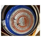 Mixed Cookware Lot - Megaware Pan, Churchill Finlandia Serving Pieces & Strainers