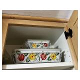 Temp-tations Presentable Ovenware Floral Bakeware Set (Lot of 3)