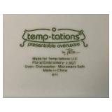 Temp-tations Presentable Ovenware Floral Bakeware Set (Lot of 3)