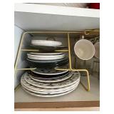 Churchill Georgian Collection Dinnerware & Glassware Mixed Lot