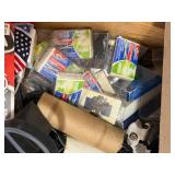 Mixed Craft & Household Supply Lot with E6000 Adhesive, Sliders & Matches