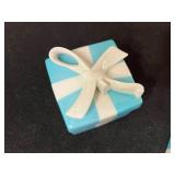 Tiffany & Co. Gift Boxes (Lot of 2) - Bow on one Lid Broken w Box & Bag and Two Crystal Paperweights