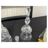 Crystal Glass Decanters & Holiday Ornaments - Mixed Vintage Collection