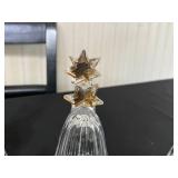 Crystal Glass Decanters & Holiday Ornaments - Mixed Vintage Collection