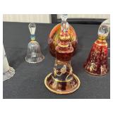 Assorted Hand-Blown Glass Decanters with Stopper - Floral & Decorative Finishes