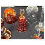Assorted Hand-Blown Glass Decanters with Stopper - Floral & Decorative Finishes