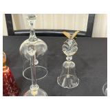 Assorted Hand-Blown Glass Decanters with Stopper - Floral & Decorative Finishes
