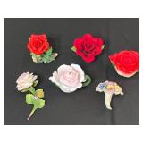 Assorted Porcelain Flowers Inc Capodimonte A. Gagliardi Made in Italy