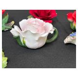 Assorted Porcelain Flowers Inc Capodimonte A. Gagliardi Made in Italy