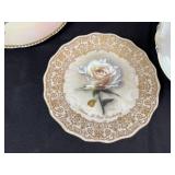 Bradford Exchange - Diana A Rose Everlasting Plate & Assorted Glass Eggs