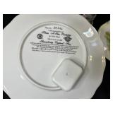 Bradford Exchange - Diana A Rose Everlasting Plate & Assorted Glass Eggs