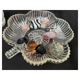 Bradford Exchange - Diana A Rose Everlasting Plate & Assorted Glass Eggs