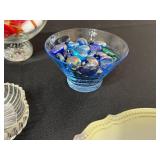 Bradford Exchange - Diana A Rose Everlasting Plate & Assorted Glass Eggs