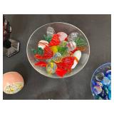 Bradford Exchange - Diana A Rose Everlasting Plate & Assorted Glass Eggs