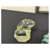 Bradford Exchange - Diana A Rose Everlasting Plate & Assorted Glass Eggs