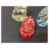 Bradford Exchange - Diana A Rose Everlasting Plate & Assorted Glass Eggs