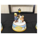 Goebel Berta Hummel Holiday Happiness Music Box Collection