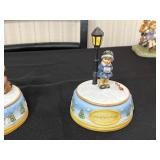 Goebel Berta Hummel Holiday Happiness Music Box Collection