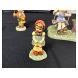Goebel Porcelain Figurines Lot - Me and My Drum BH102/P, Just A Swinging BH257, Proud Moment BH66