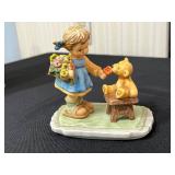 Goebel Porcelain Figurines Lot - Me and My Drum BH102/P, Just A Swinging BH257, Proud Moment BH66