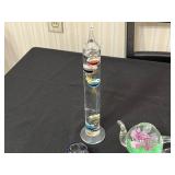Kerry Glass Hand Made in Ireland - Mixed Glass - Tall Stacking Column, Teapot & Marbles