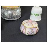 Glass Carousel Horse Globe Crown Top - Assorted Vintage Figurines & Oakley China Vase