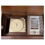 VTG Packard Bell Solid State Radio-Phonograph Console with Garrard Turntable (untested)