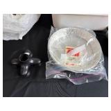 Assorted Home Goods - Tea Lights, Garden Scent Accessories, Wood Rolling Pin